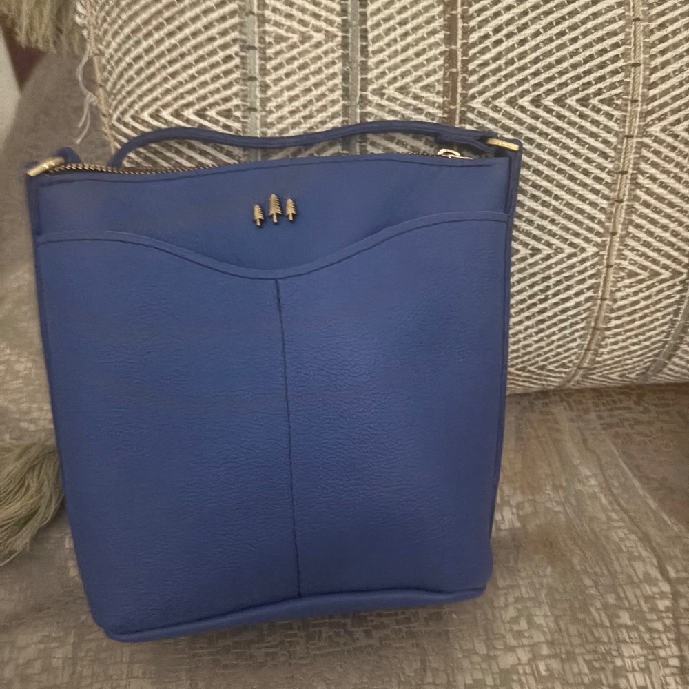 Portland Leather Goods Cypress Side Bag Astro Blue - Picture 2 of 5